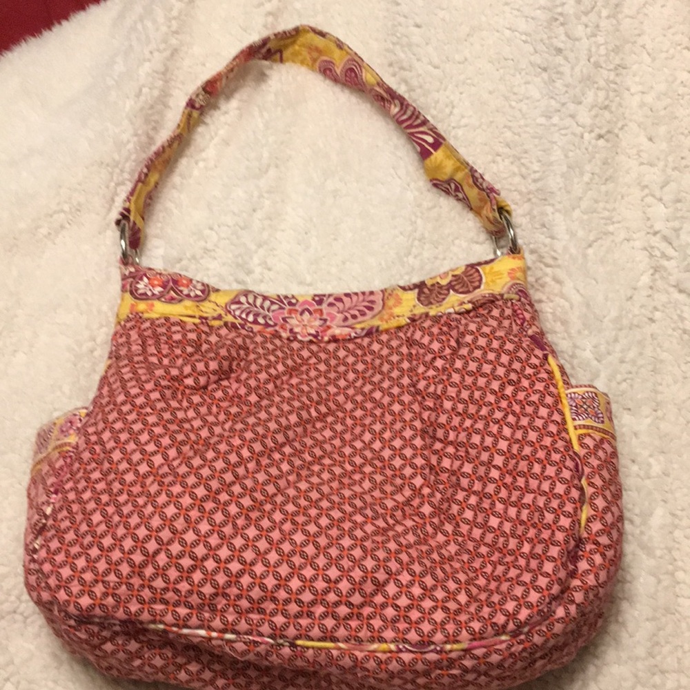 Vera Bradley Reversible Tote in Bali Gold. - Picture 6 of 12